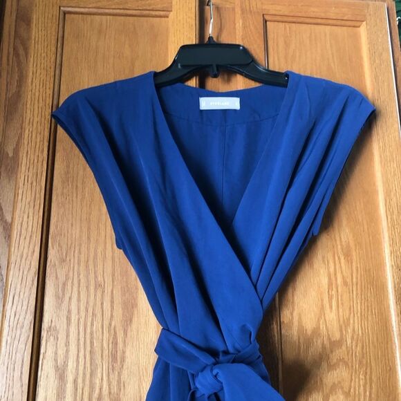 Everlane Japanese GoWeave Sleeveless Mini Wrap Dress - 2 - Picture 3 of 14